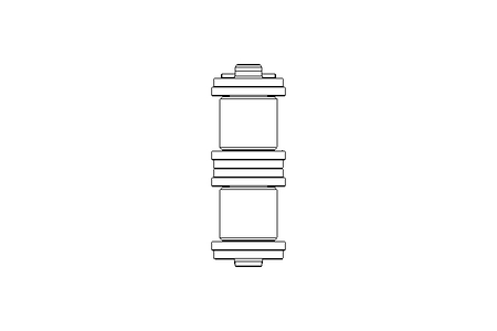 CORRENTE DE ROLETE DUPLEX DIN 8187-12B-2