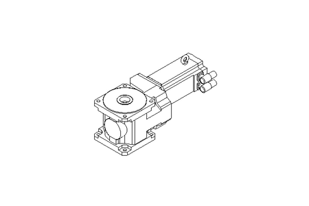 Motorredutor de engrenagem conica 9,4Nm