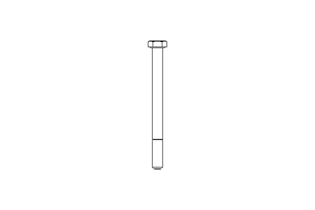 Hexagon screw M6x75 A2 70 ISO4014-KLF