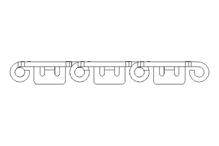 Scharnierbandkette SSC8811B-3,5IN B=88,9