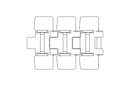 铰链输送带链条 SSC8811B-3,5IN B=88,9