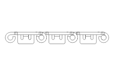 铰链输送带链条 SSC8811B-3,5IN B=88,9