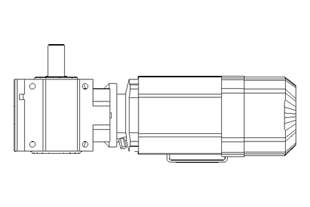 Motor engrenagem sem fim 0,75kW 20 1/min