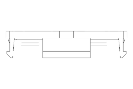 Blindplatte für Datenstecker MSDD