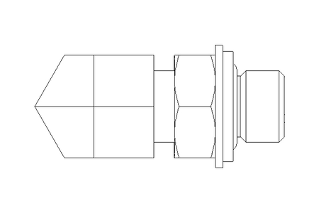 Threaded elbow connector L 6 G1/8" St-Zn