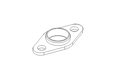 Mancal de flange gFL 14x21x42 Iglidur-G