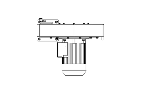 Radial flow fan 460V 3.45W