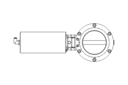 Butterfly valve B DN100 WVW NC E EX