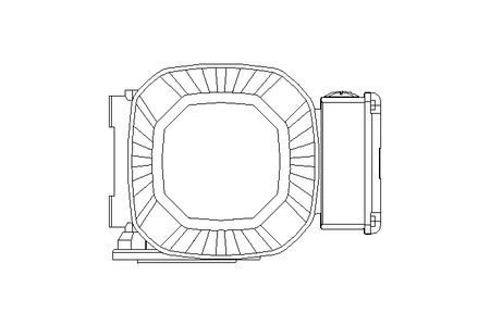 Moteur réducteur 0,55kW 88 1/min