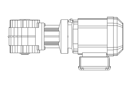 Motoréduct. à angle droit 0,37kW 26