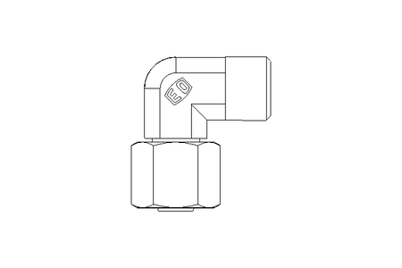 Угловое резьбовое соединение 8 M14x1,5