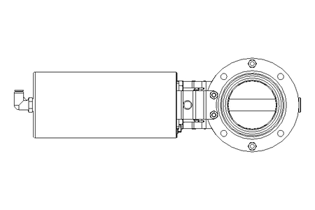 Butterfly valve B DN065 OVO NC F