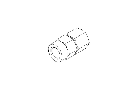 Manometerverschraubung L 10 G1/4" Niro