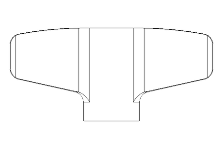 Porca borboleta M8 Aco Inox.