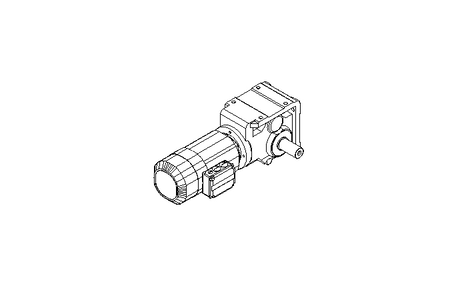 Kegelradgetriebemotor 0,6kW 11 1/min