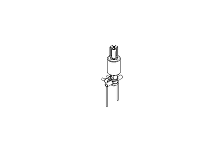 Double seal valve D DN025 130 NC E