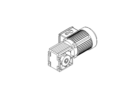 Motor redutor 0,12kW 198 1/min