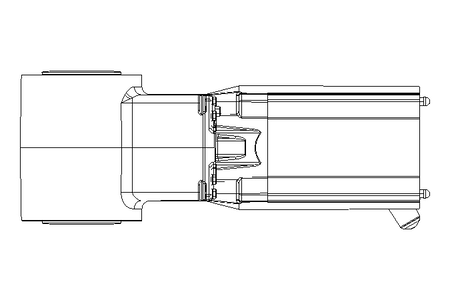 Motor-redutor de dentes conicos 12Nm