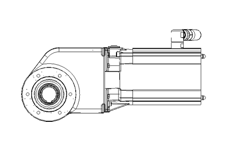 Kegelradgetriebemotor 12 Nm