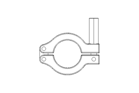 União p/ tubo Triclamp DN25 Tipo SX INOX