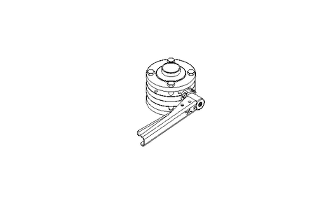 Butterfly valve B OD1.5 FVF MA E