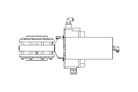 Butterfly valve BR DN080 FVF NC E