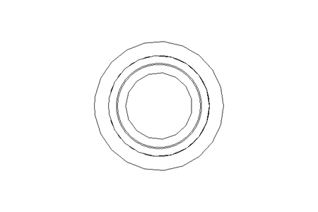 HOSE CONNECTOR D25 PVDF