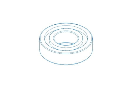 Rodamien. rígido de bolas 61900 2RS 10