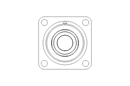 Flange bearing PCF 35/38.9x118