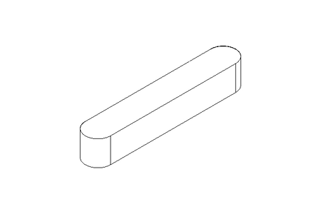 Passfeder DIN6885-1 A 36x6x6 1.0503+CR