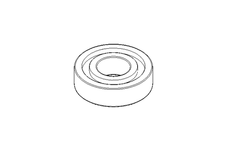 Rillenkugellager 6001 2RS 12x28x8