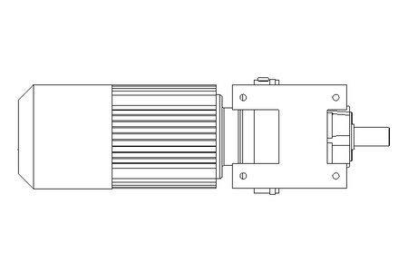 Motorreductor coaxial 0,55kW 47 1/min