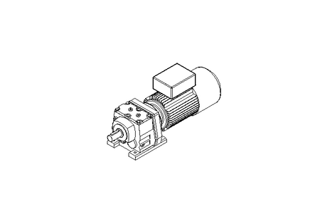 正齿轮变速电机 0,55kW 47 1/min