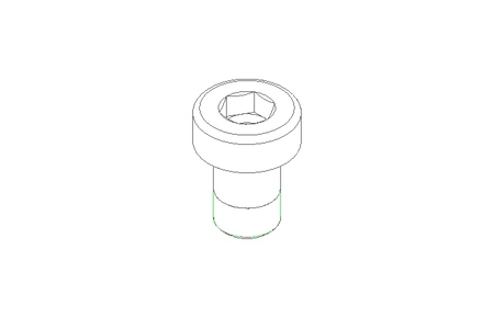 Vis cyl. M8x12 A2 70 DIN6912