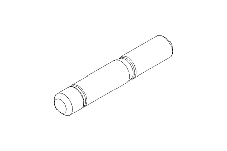 Stud bolt M10x50 DIN938-flZn/720h