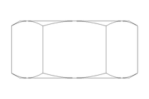 Hexagon nut M42 St-Zn DIN934