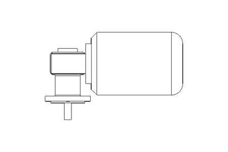 Worm gear motor 0.12kW 114 1/min