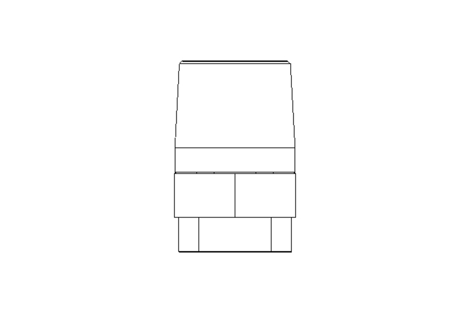 Flat jet nozzle FA1 PVDF