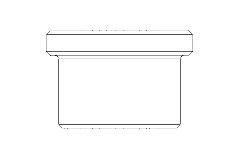 Plain bearing bush V 6x10x12x8x2