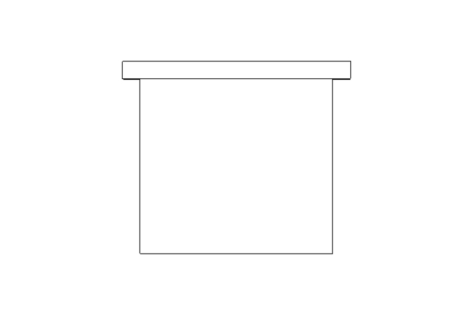 Plain bearing bush V 16x22x26x22x2