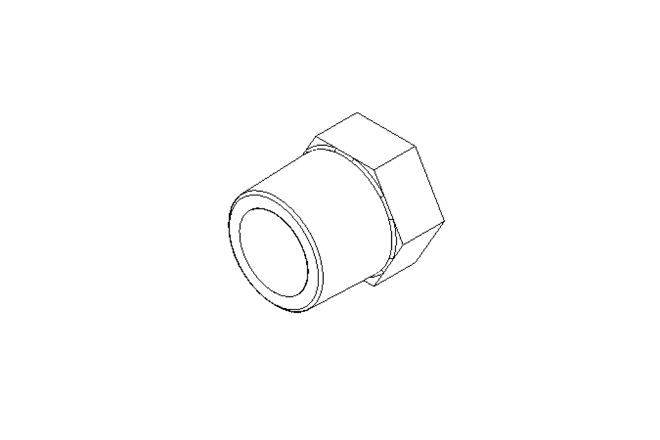 Reducing fitting 1/2x1/4 4436 DIN 2990