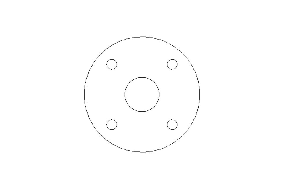 FLANGE  A DN25 / 33,7 1.0038 DIN 86041