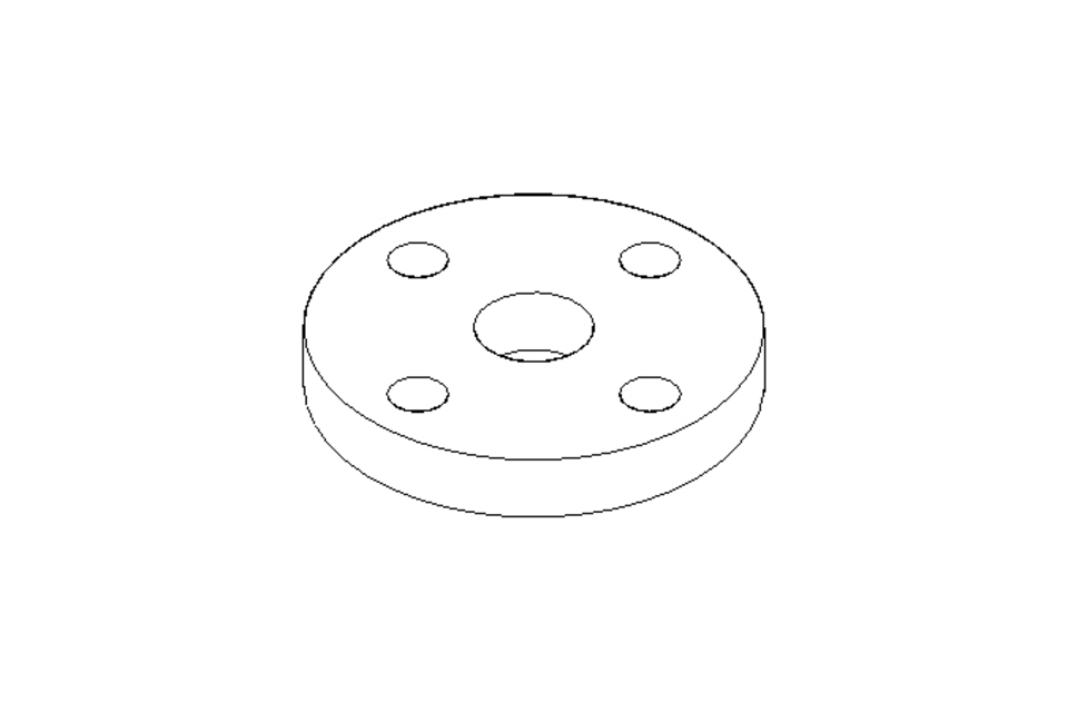 FLANGE DN20 PN40 A2 DIN EN 1092-1