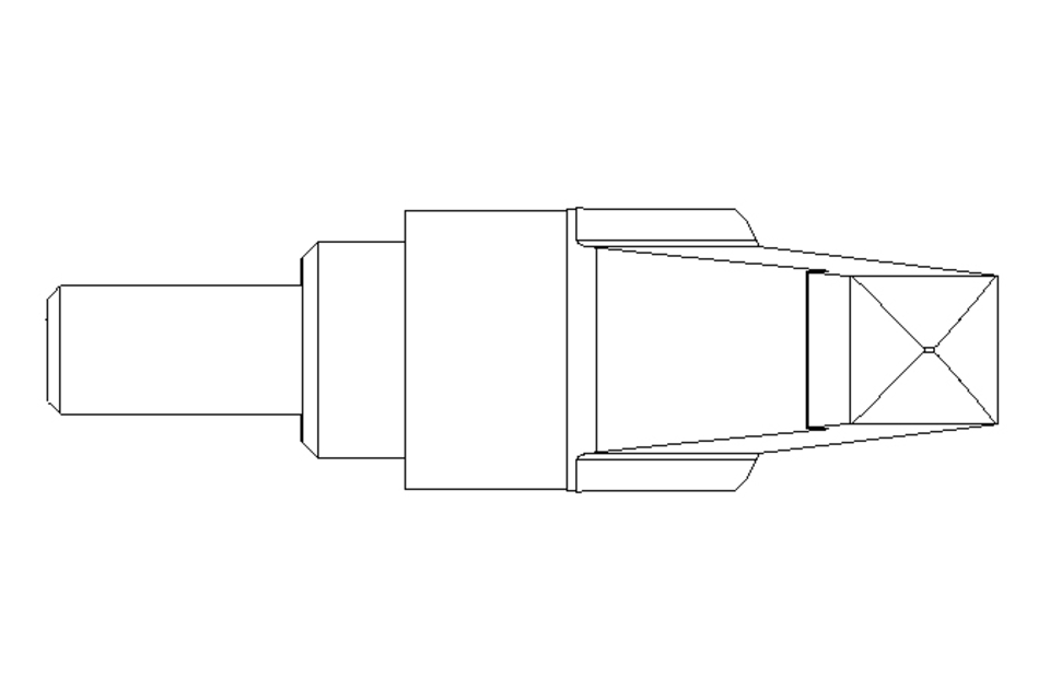 Clamping lever M8