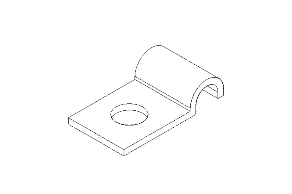 Pipe clamp D=4 B=10