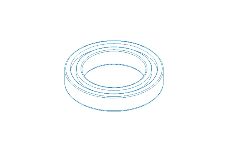 Deep groove ball bearing 6013 65x100x18