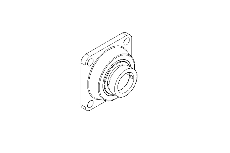 Flange bearing RCJ N 50/62.7x143