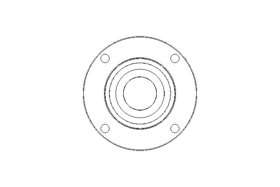 Flange bearing RMEO FA125.8 100x340