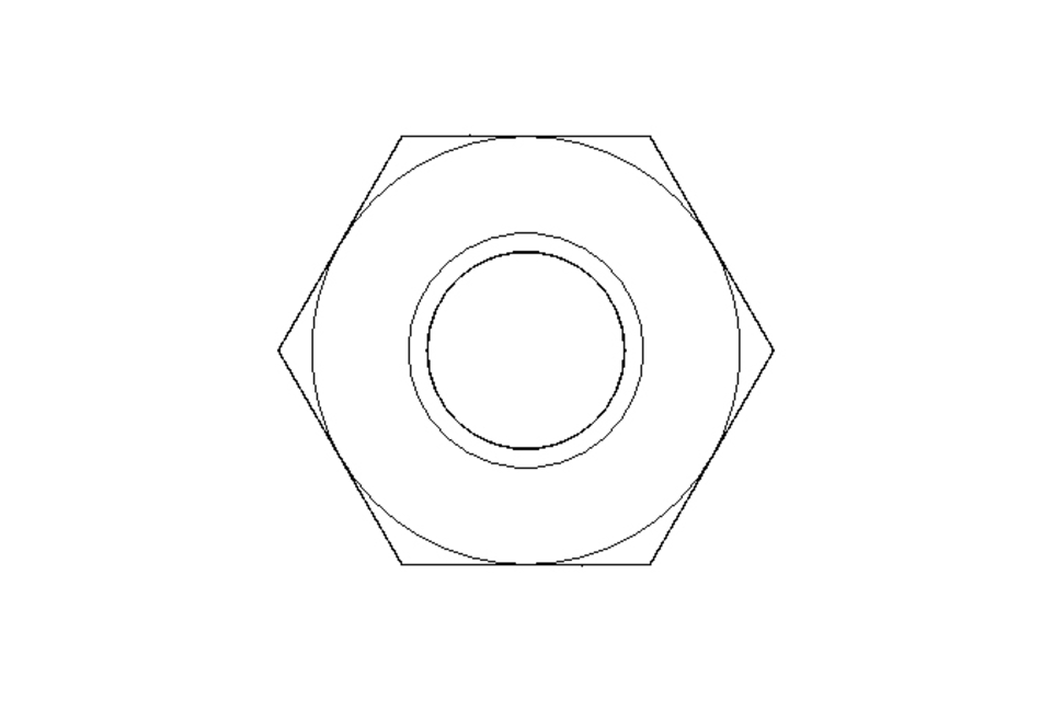 Écrou hexagonal M4 A2 DIN439