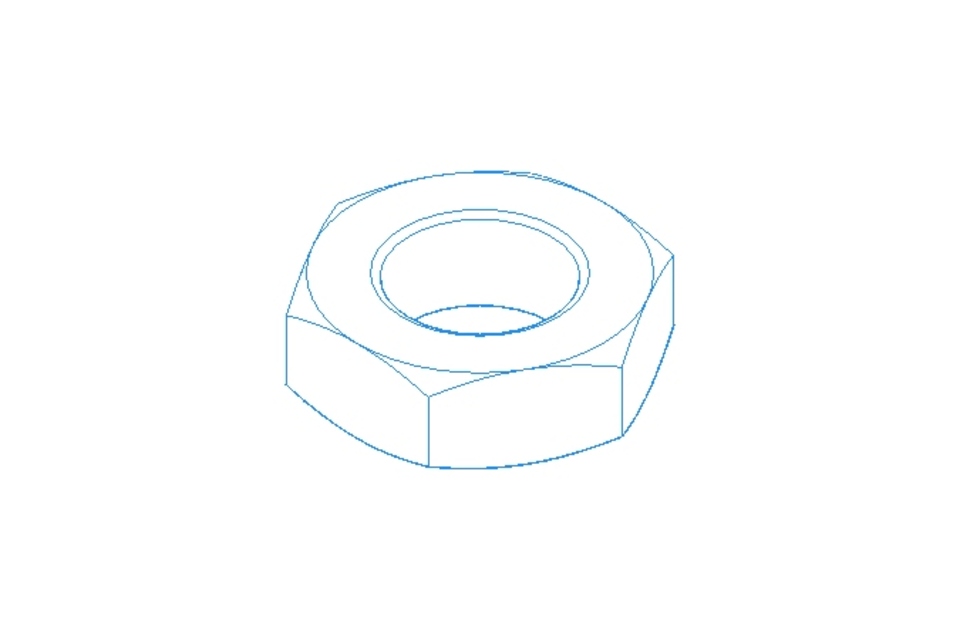 Écrou hexagonal M16 St-Zn DIN439